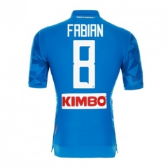 18-19 Napoli FABIAN 8 Home Soccer Jersey Shirt