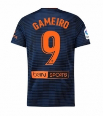 18-19 Valencia GAMEIRO 9 Away Soccer Jersey Shirt