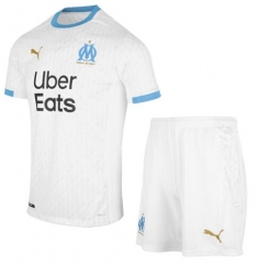 20-21 Olympique de Marseille Home Soccer Uniforms
