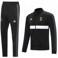 20-21 Juventus Black White Training Jacket and Pants