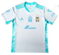 20-21 Tigres UANL White Goalkeeper Soccer Jersey Shirt