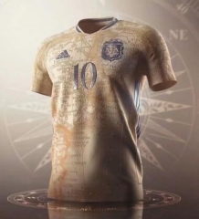 2021 Argentina Messi #10 Commemorative Soccer Jersey Shirt