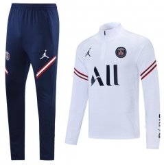 21-22 PSG White Training Sweat Top and Pants