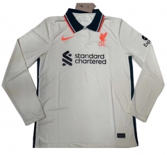 Long Sleeve 21-22 Liverpool Away Soccer Jersey Shirt