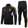 22-23 Juventus Black Training Jacket and Pants