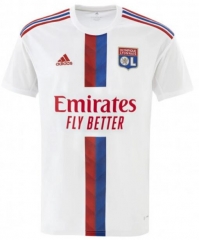 22-23 Olympique Lyonnais Home Soccer Jersey Shirt