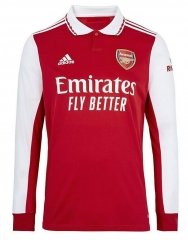 Long Sleeve Shirt 22-23 Arsenal Home Soccer Jersey