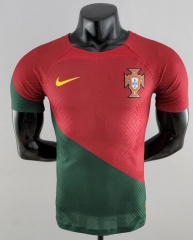 Player Version Shirt 2022 World Cup Portugal Home Soccer Jersey