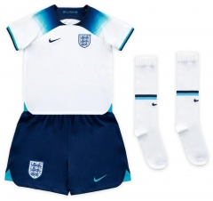 Children 2022 World Cup England Home Soccer Full Kits
