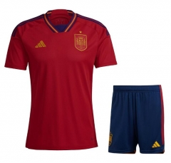 2022 World Cup Spain Home Soccer Kit