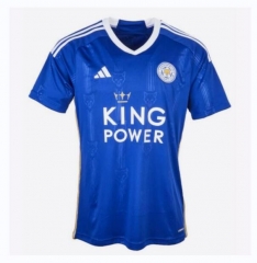 23-24 Leicester City Home Soccer Jersey Shirt