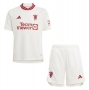 Children 23-24 Manchester United Third Soccer Uniforms