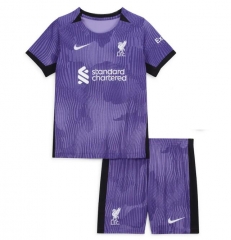 Children Kits 23-24 Liverpool Third Soccer Uniforms