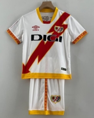 Children 23-24 Rayo Vallecano Home Soccer Uniforms