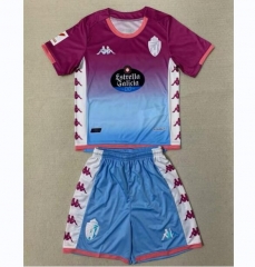 Children 23-24 Real Valladolid Third Soccer Uniforms