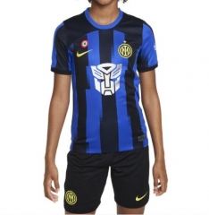 Children 23-24 Inter Milan Special Home Soccer Uniforms