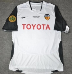 Retro 2003-04 Valencia Home Soccer Jersey Shirt