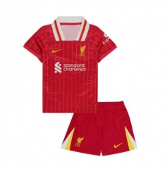 Children Kits 24-25 Liverpool Home Soccer Uniforms