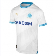 Player Version 23-24 Olympique de Marseille Home Soccer Jersey Shirt