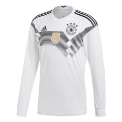 Germany 2018 World Cup Home Long Sleeve Soccer Jersey Shirt
