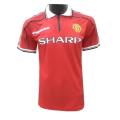 Manchester United 98-99 Home Retro Soccer Jersey Shirt