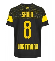 18-19 Borussia Dortmund Sahin 8 Away Soccer Jersey Shirt