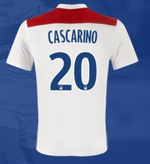 18-19 Olympique Lyonnais CASCARINO 20 Home Soccer Jersey Shirt