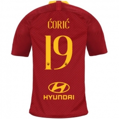 18-19 AS Roma CORIC 19 Home Soccer Jersey Shirt