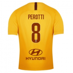 18-19 AS Roma PEROTTI 8 Third Soccer Jersey Shirt