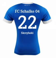 18-19 FC Schalke 04 Steven Skrzybski 22 Home Soccer Jersey Shirt