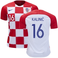 Croatia 2018 World Cup Home NIKOLA KALINIC 16 Soccer Jersey Shirt