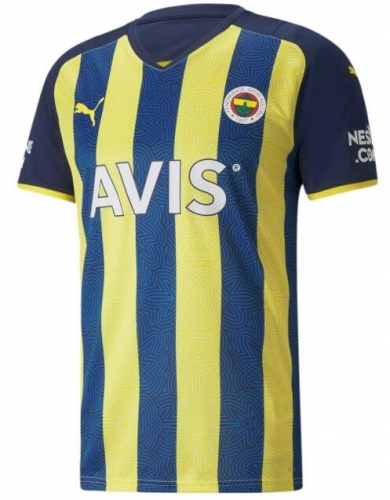 21-22 Fenerbahçe Home Soccer Jersey Shirt