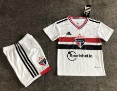 Children 22-23 Sao Paulo Kit Home Soccer Uniforms