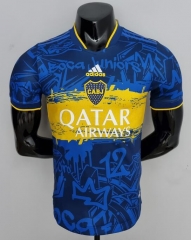 Player Version Shirt 2022-23 Boca Juniors Kit Blue Special Soccer Jersey