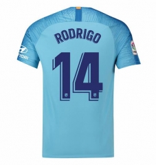 18-19 Atletico Madrid Rodrigo 14 Away Soccer Jersey Shirt