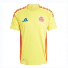 Player Version 2024 Copa America Colombia Home Soccer Jersey Shirt