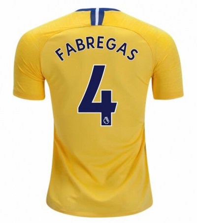 18-19 Chelsea Away Cesc Fabregas 4 Soccer Jersey Shirt