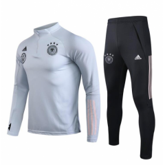 2020 Euro Germany Light Grey Tracksuits Top and Pants