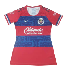 Women 19-20 Deportivo Guadalajara Chivas Home Soccer Jersey Shirt