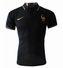 2019 France Black Polo Jersey Shirt