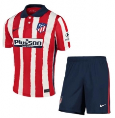20-21 Atletico Madrid Home Soccer Uniforms