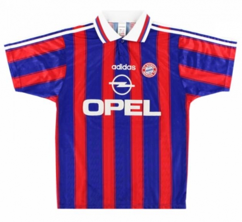 Retro 95-97 Bayern Munich Home Soccer Jersey Shirt