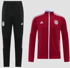 21-22 Bayern Munich Red Training Jacket and Pants