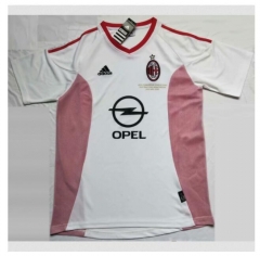 Retro AC Milan 2002-03 Away Soccer Jersey Shirt