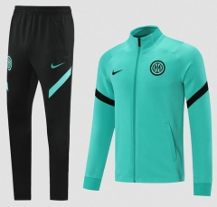21-22 Inter Milan Green Training Jacket and Pants