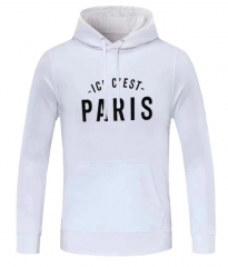 21-22 PSG White Paris Hoodie Top