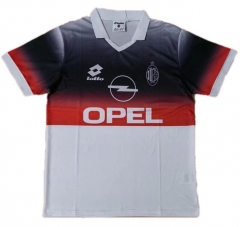 Retro 1996-97 AC Milan White Navy Training Jersey Shirt