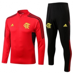 22-23 Flamengo Red Tracksuits Top and Pants