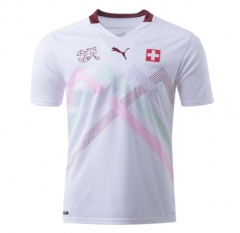 Player Version 2020 Euro Switzerland Away Soccer Jersey Shirt