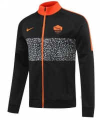 20-21 AS Roma Black Orange Training Jacket